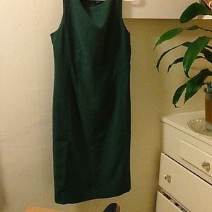 Hunter Green Anne Taylor Shift "Mad Men" Dress